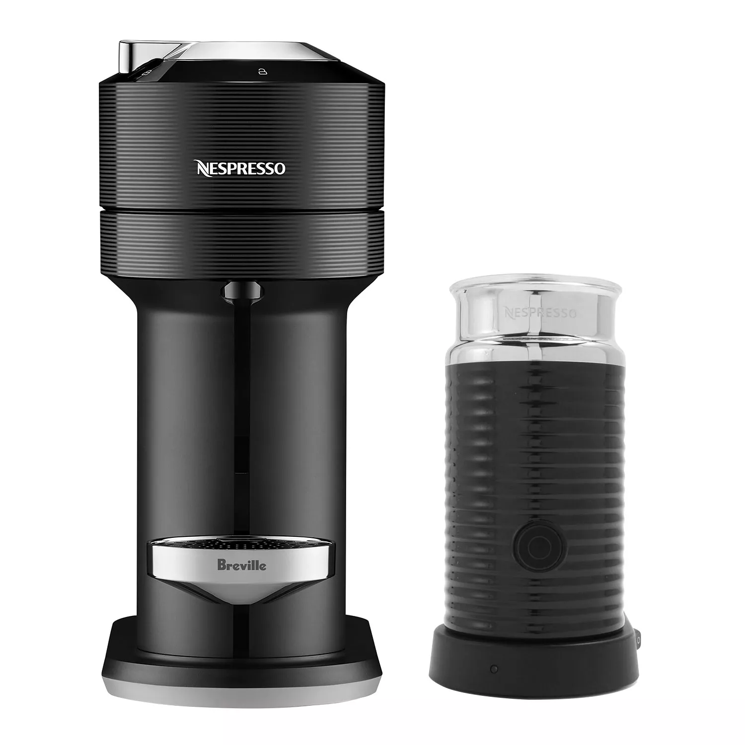 Nespresso Evoluo Deluxe by De'Longhi with Aeroccino3 Frother, Titan