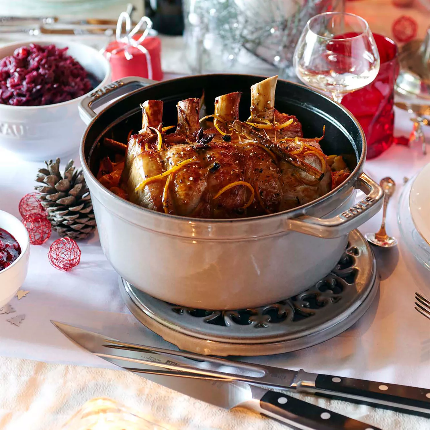 Staub Round Dutch Oven, 7 qt.