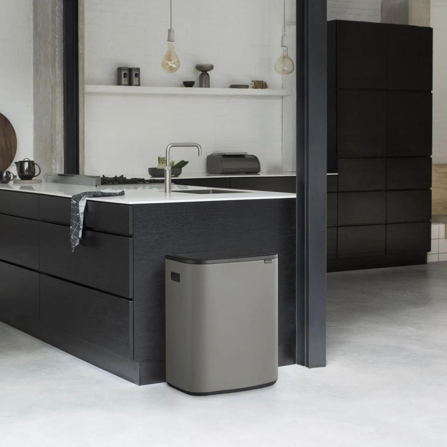 Brabantia Bo Touch Top Can, 60 L