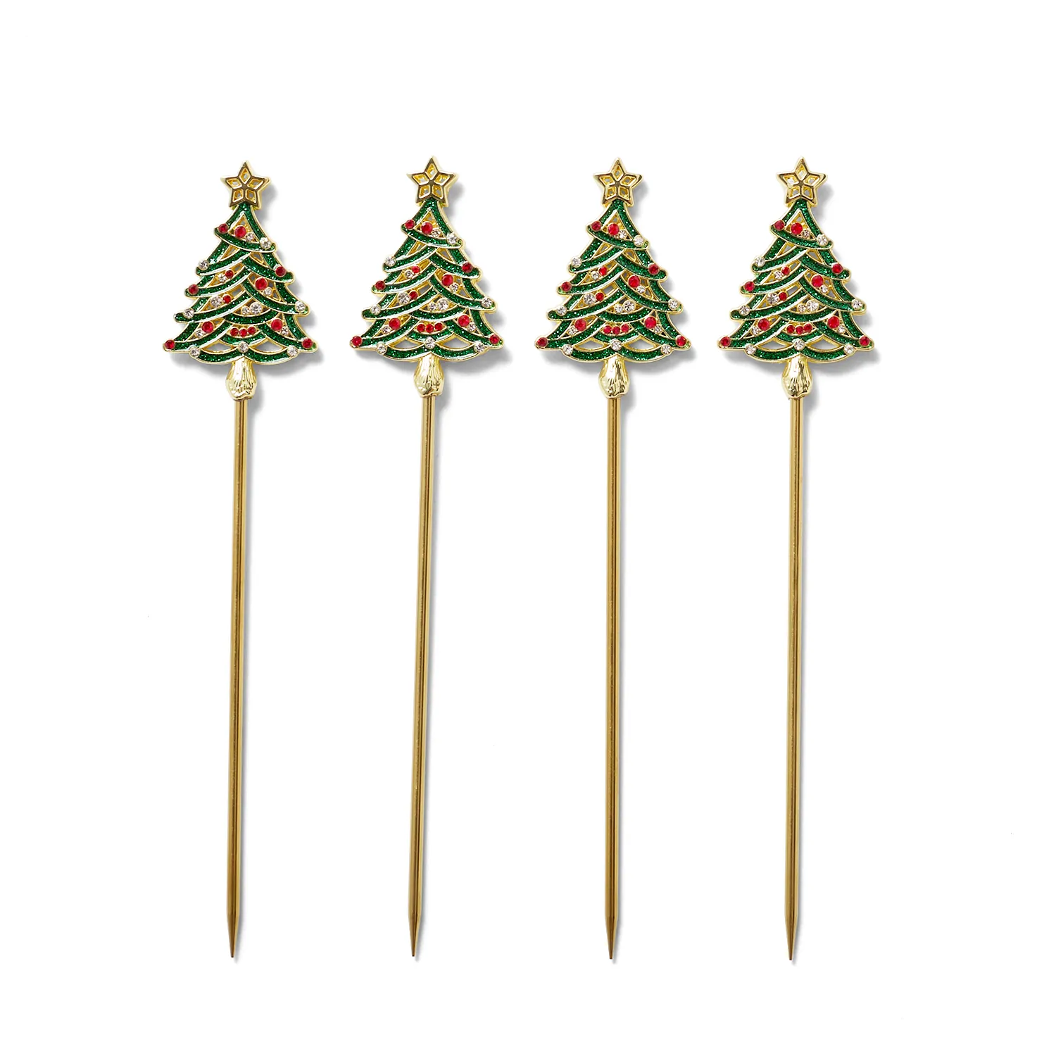 Sur la table Tree Cocktail Picks, Set of 4
