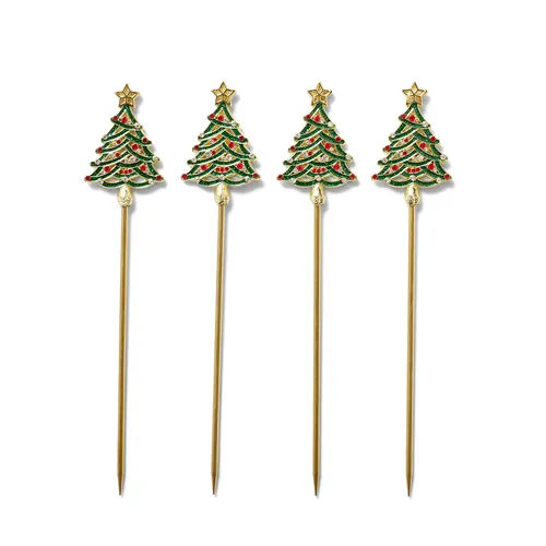 Sur la table Tree Cocktail Picks, Set of 4