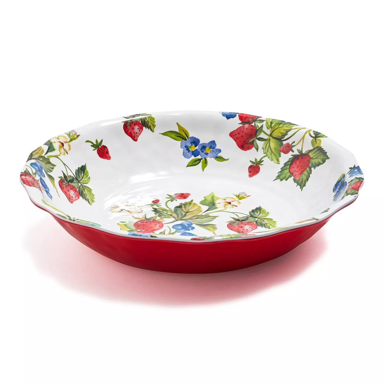 Sur La Table Strawberry Melamine Serving Bowl