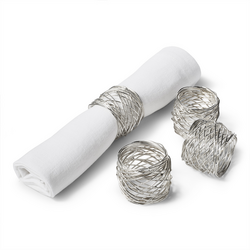 Sur La Table Wire Napkin Rings, Set of 4