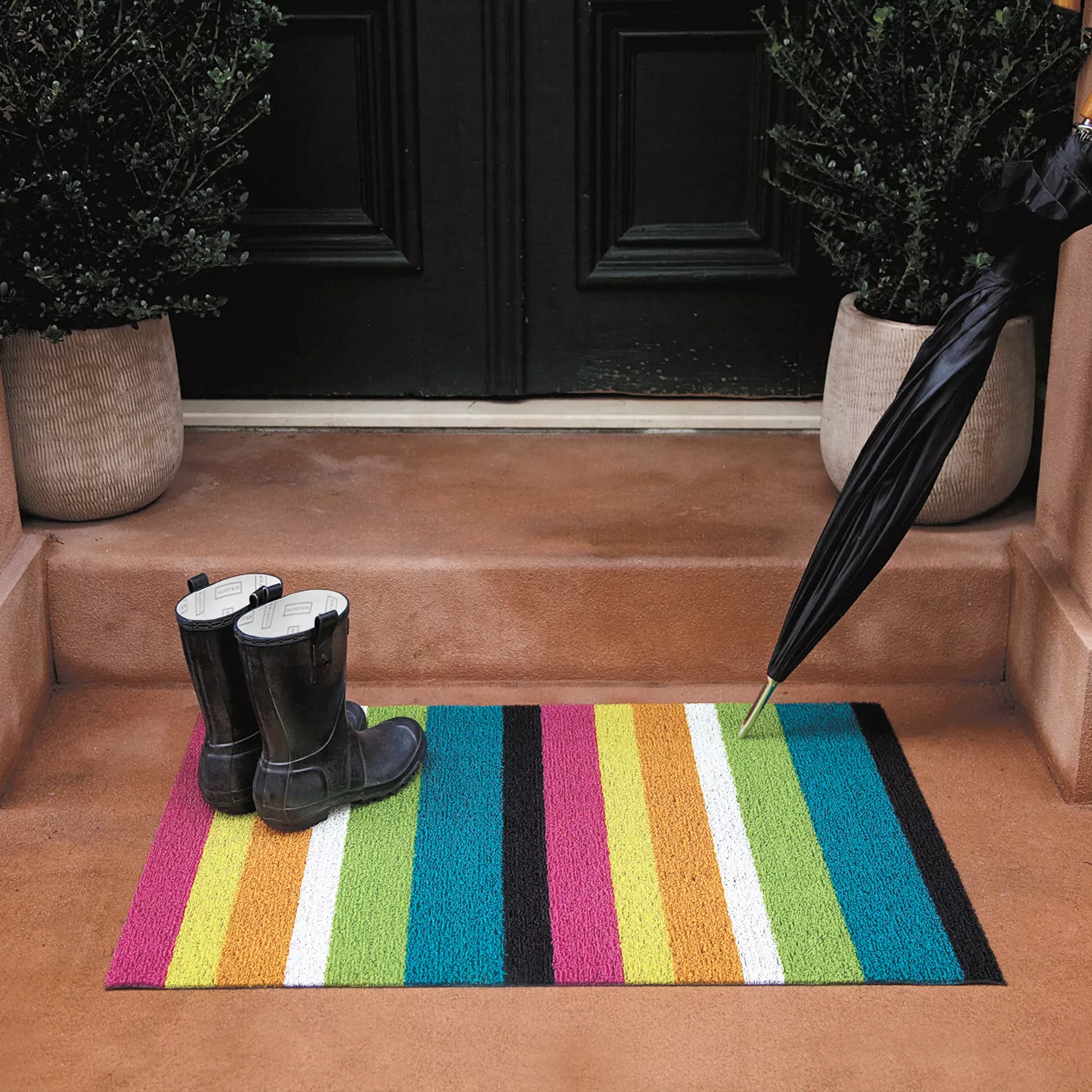 Chilewich Bold Shag Mat, Multi