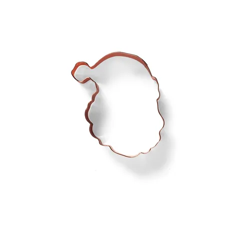 Sur la table Santa Copper-Plated Cookie Cutter