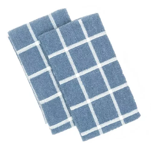 Meema Check Terry Towels, Set of 2