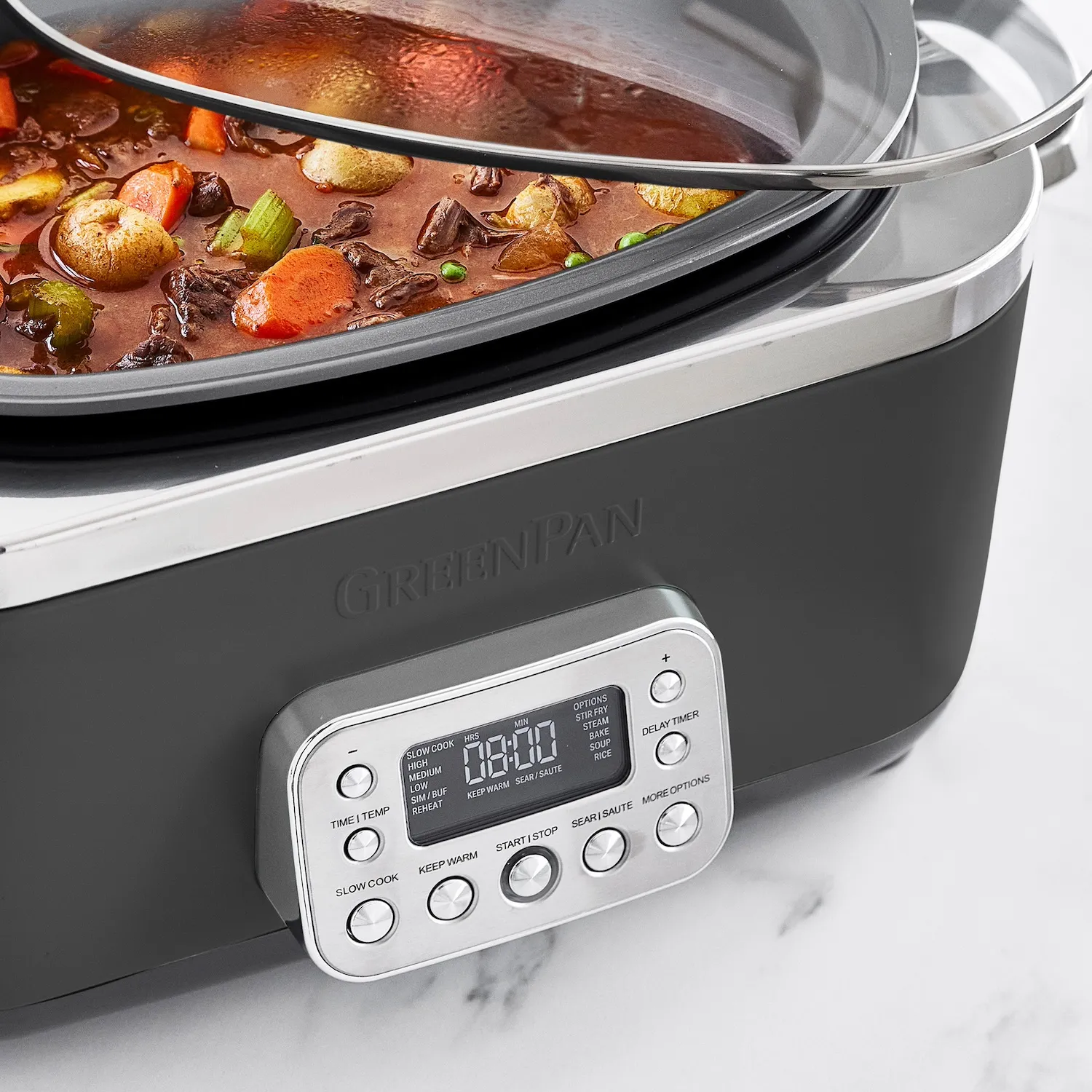 GreenPan Elite Slow Cooker, 6 qt.
