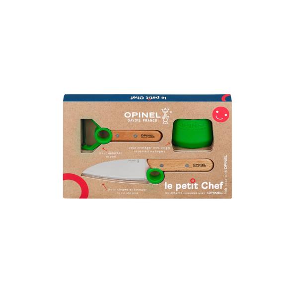 Opinel Le Petite Chef 3-Piece Starter Knife Set