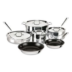 All-Clad Stainless Steel Nonstick 10-Piece Cookware Set Love these pans