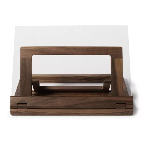 Sur La Table Black Walnut Cookbook Holder