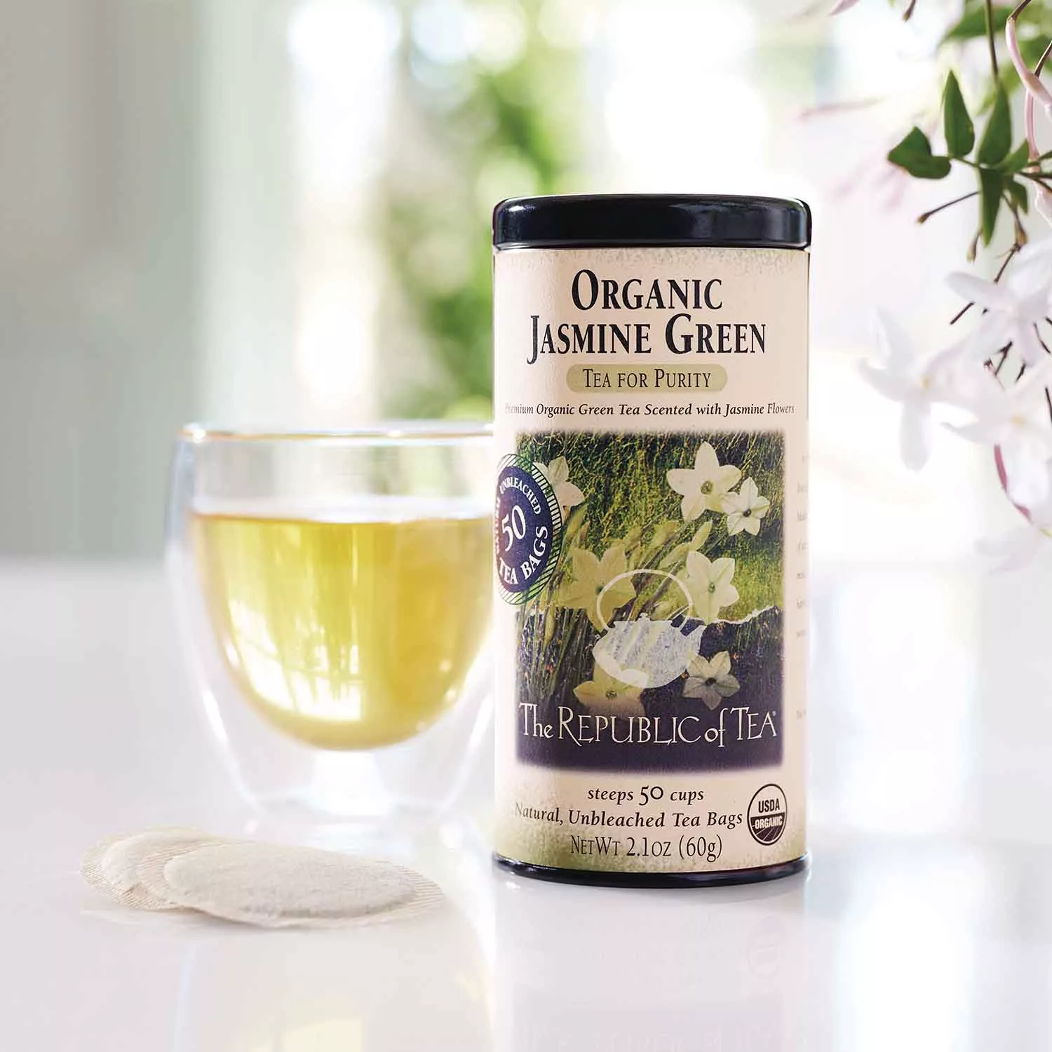 The Republic of Tea Organic Jasmine Green Tea