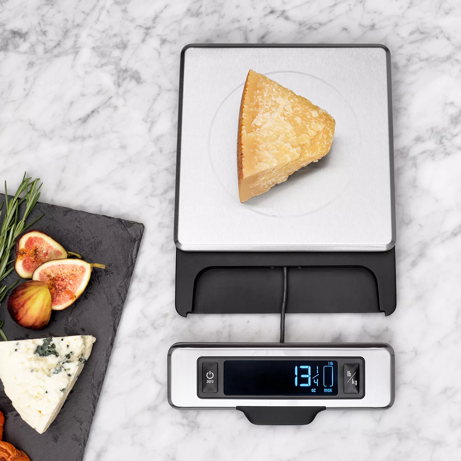 OXO 11-lb. Stainless Steel Scale with Pull-Out Display