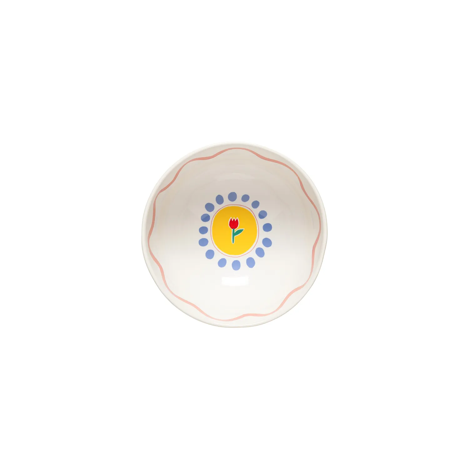 Costa Nova Summer Bliss Tulip Cereal Bowls, Set of 6