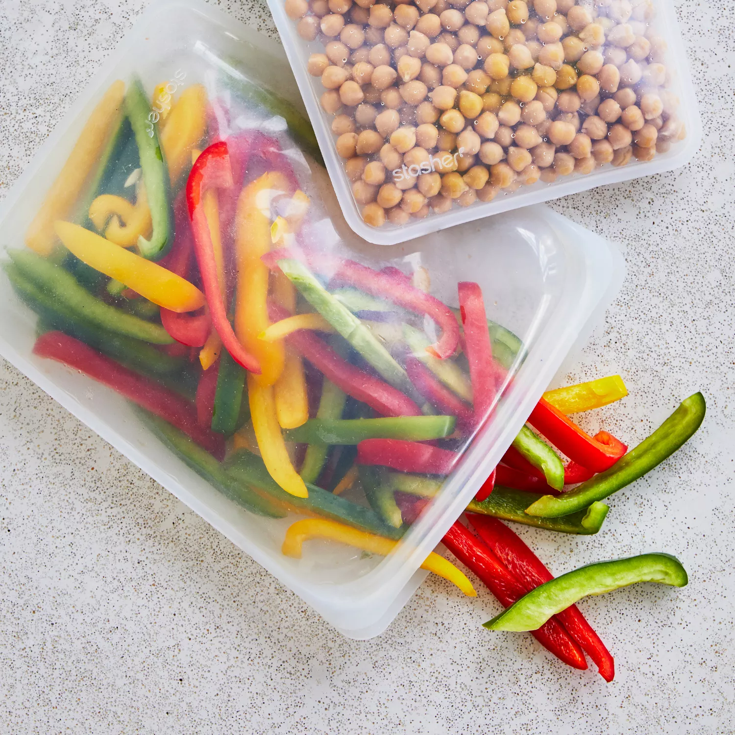 Stasher Reusable Storage Bags, Set of 3