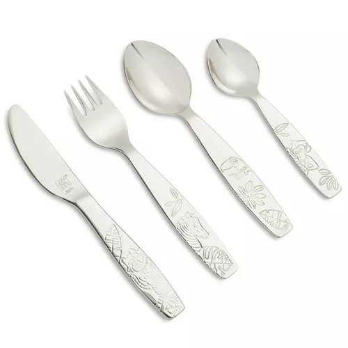 Zwilling J.A. Henckels Jungle Children’s Flatware, 4-Piece Set