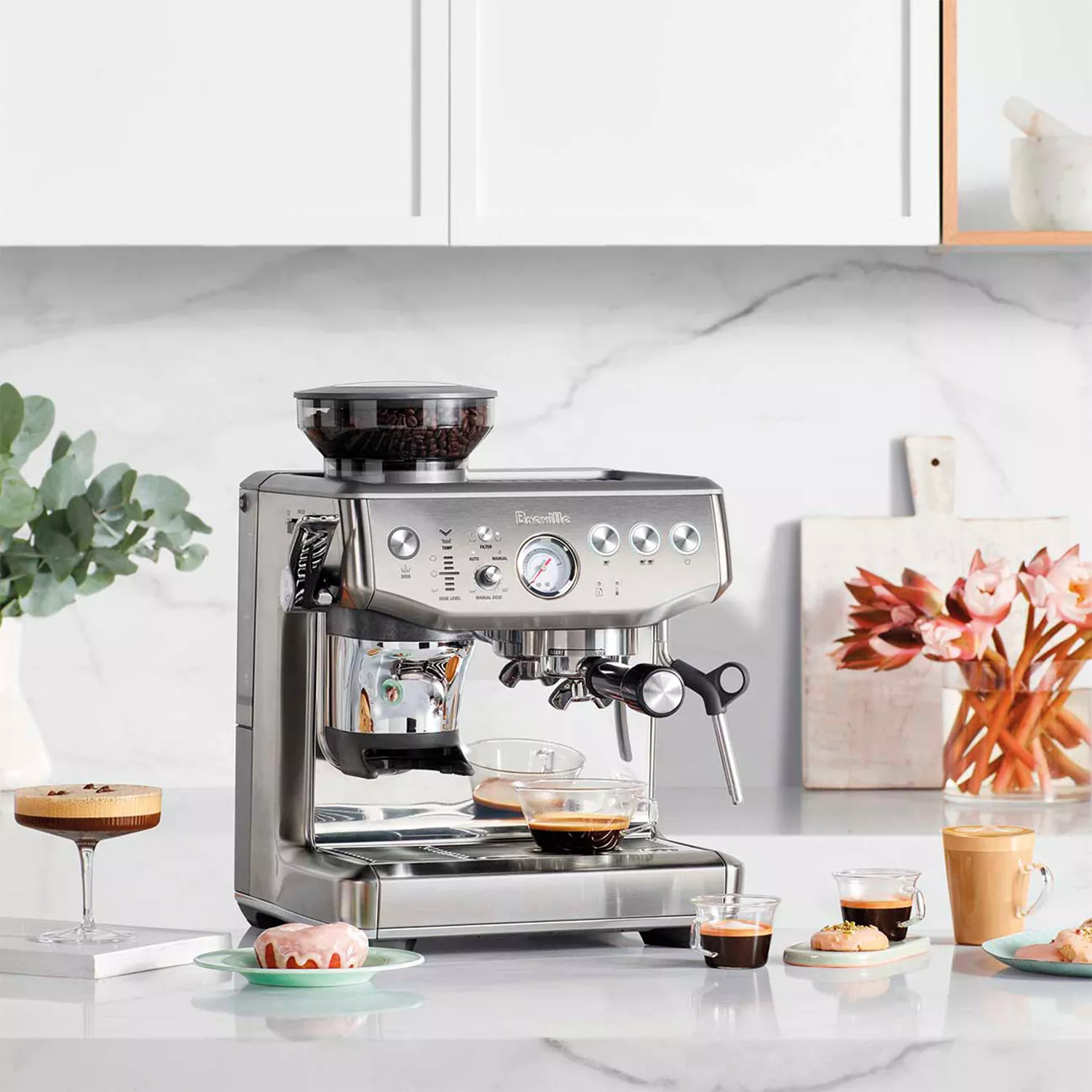 Breville Barista Express Espresso Machine | BES870XL | 54MM | Grinder  Included