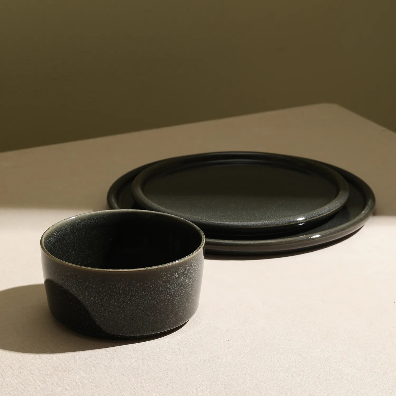 Stone Lain Eden Stoneware 12-Piece Dinnerware Set