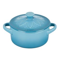 Le Creuset Petite Cocotte with Flower Lid, 8 Oz.