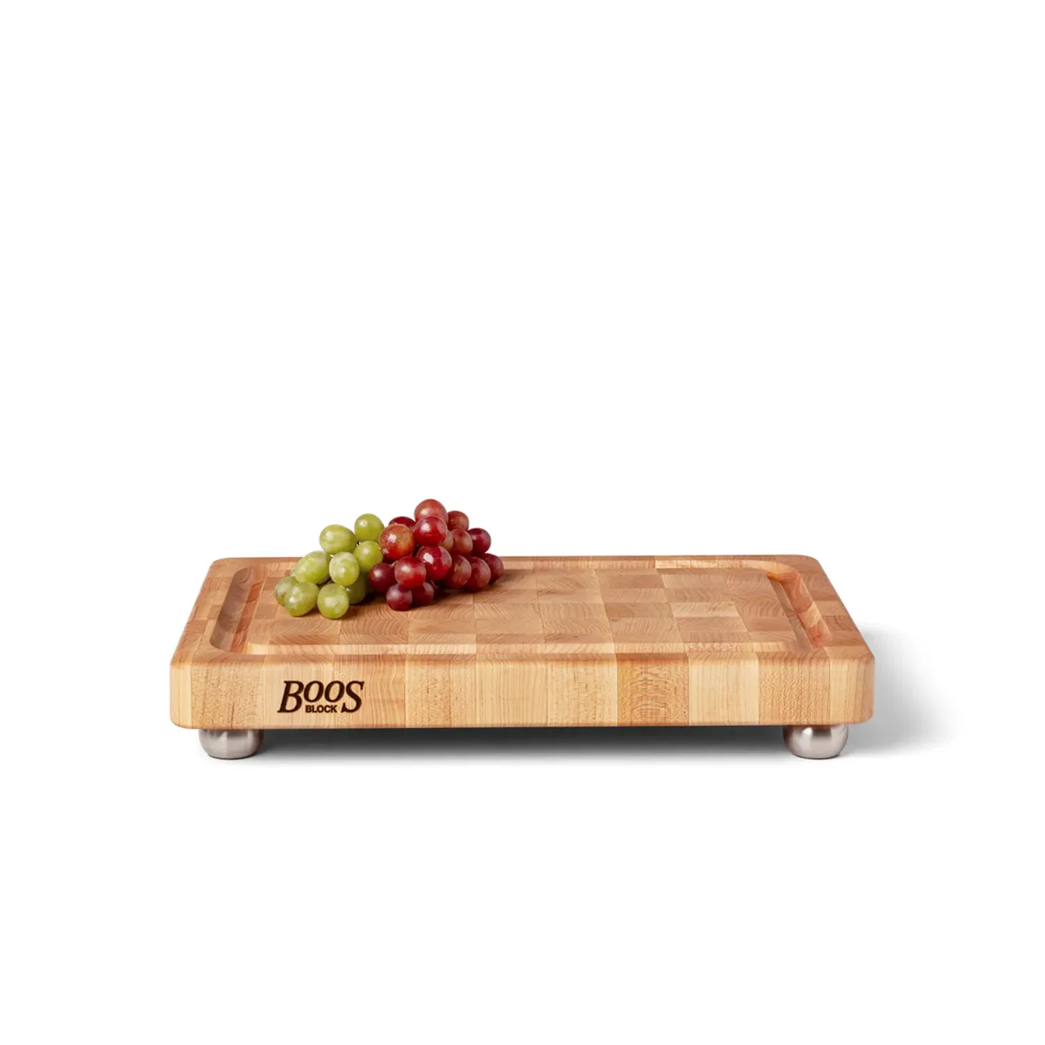 John Boos End-Grain Cutting Boards w/ Juice Groove & Feet, 18" x 12" x 1.75"