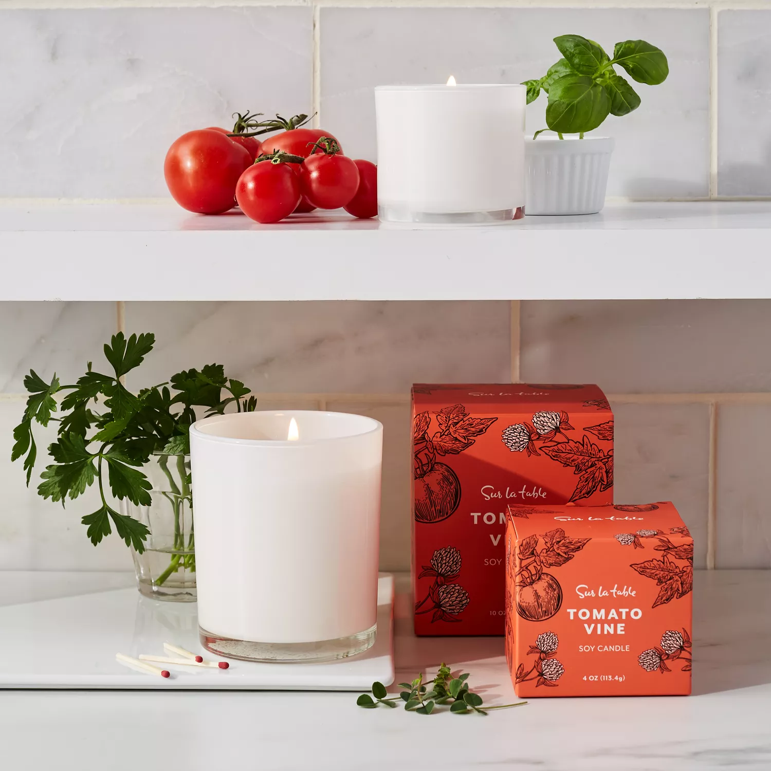 Sur La Table Tomato Vine Candle