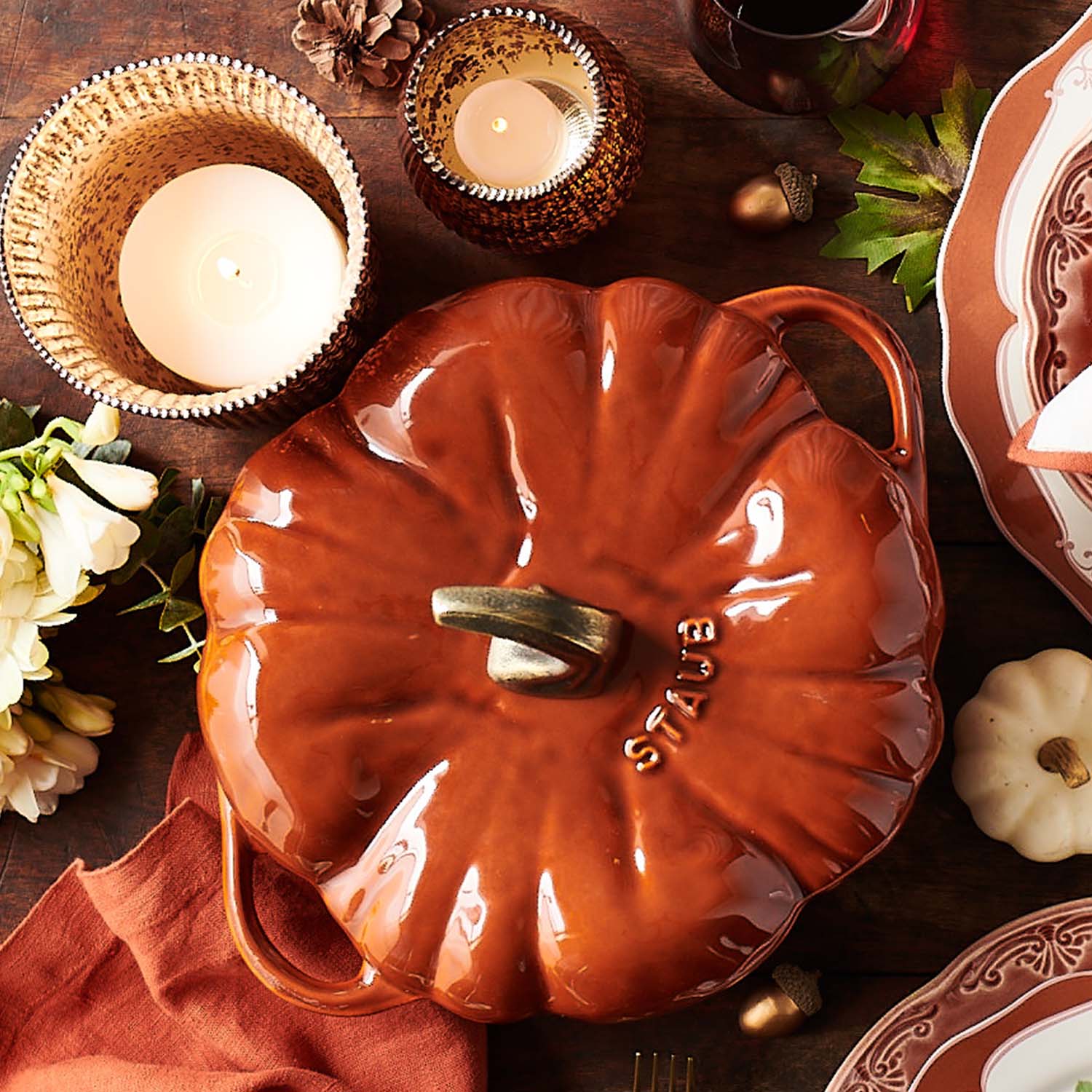 Staub Pumpkin Dutch Oven, 3.5 qt.
