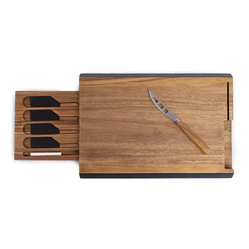 Picnic Time Formaggio Cheese Board & Tools Set