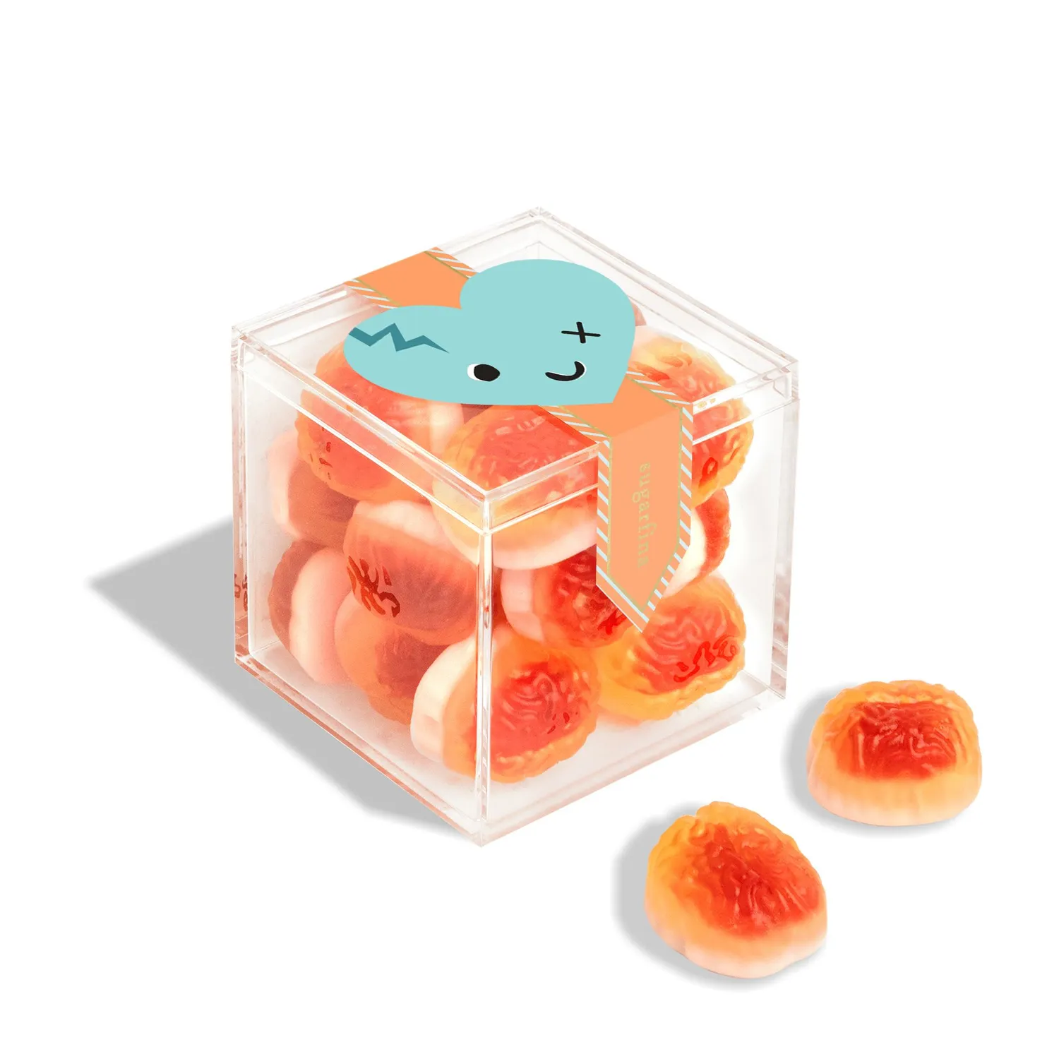 Sugarfina Zombie Monster Brain Gummies, Set of 4