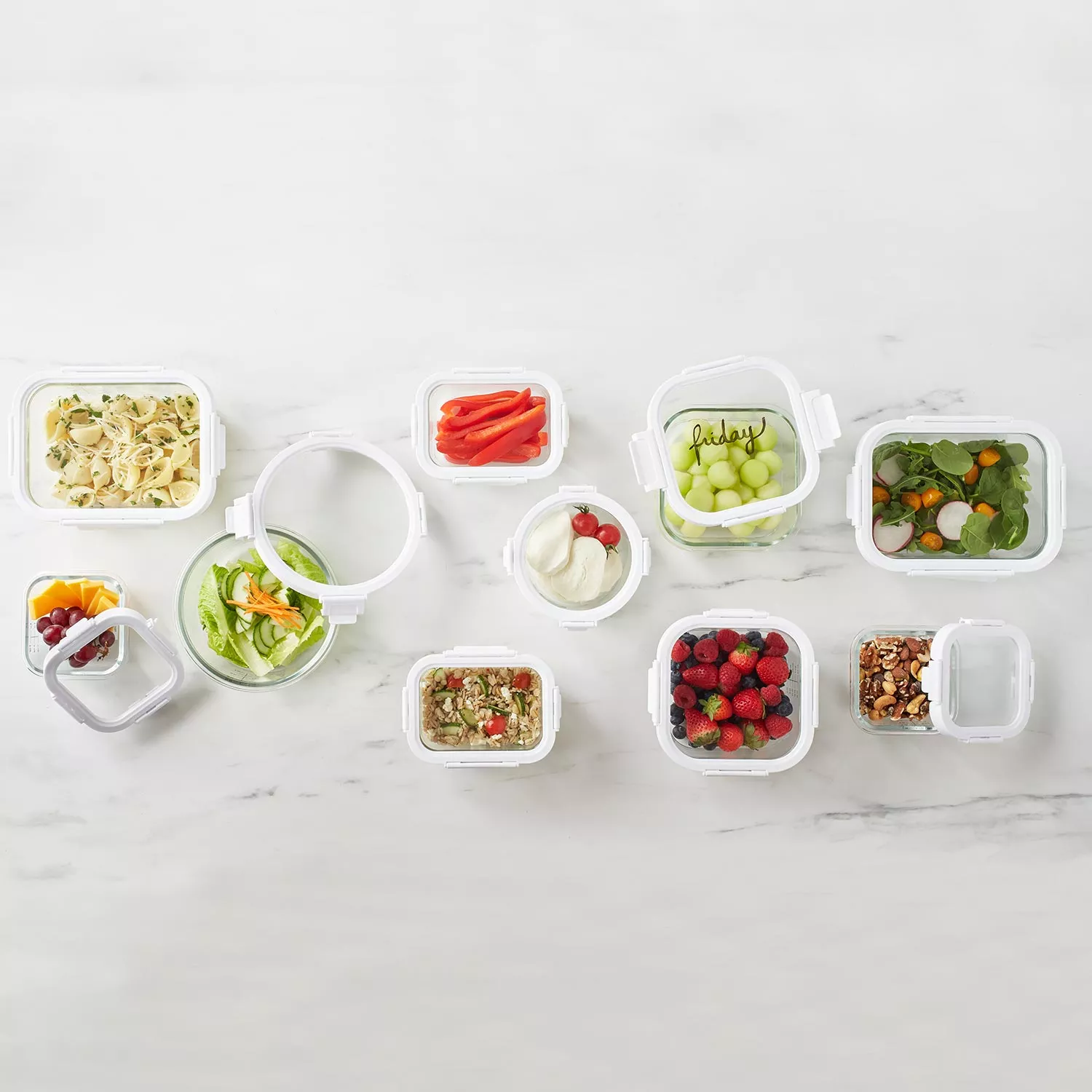 High Borosilicate Glass Food Container – Pyle USA