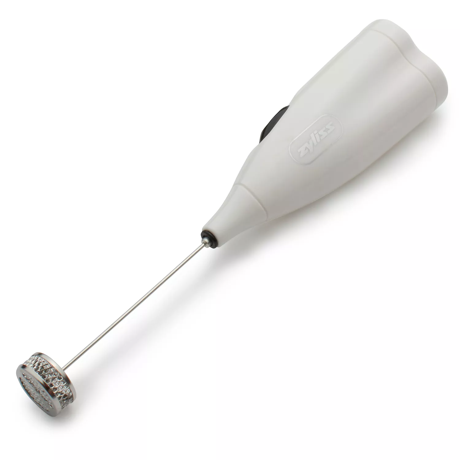 Zyliss Handheld Electric Milk Frother - Battery-Powered Frother for Coffee  - Create Hot or Cold Foam in Cappuccinos, Lattes, or Shakes - Perfect