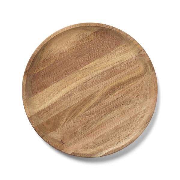 Sur La Table Light Acacia Wood Charger