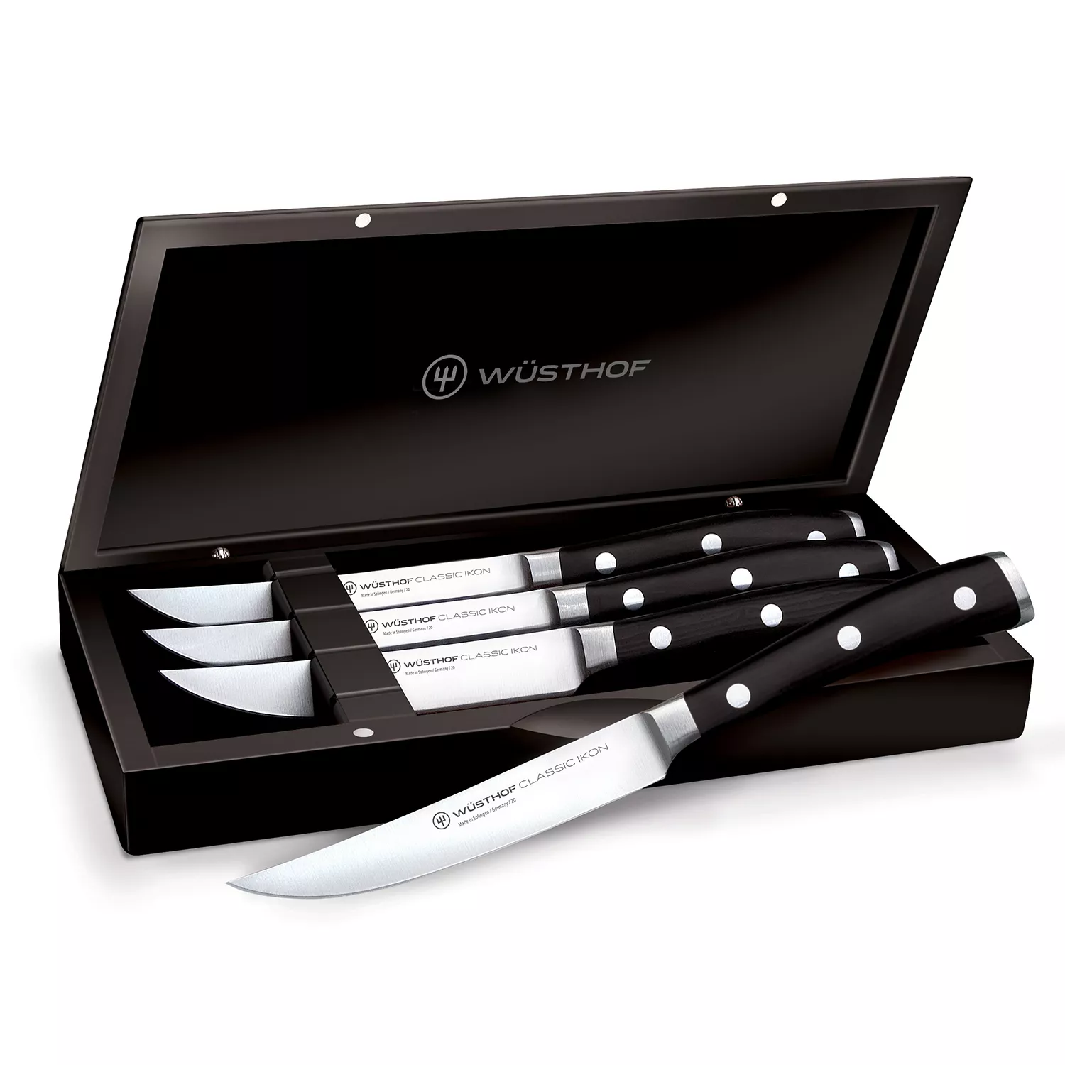 W&#252;sthof Classic Ikon Steak Knives, Set of 4