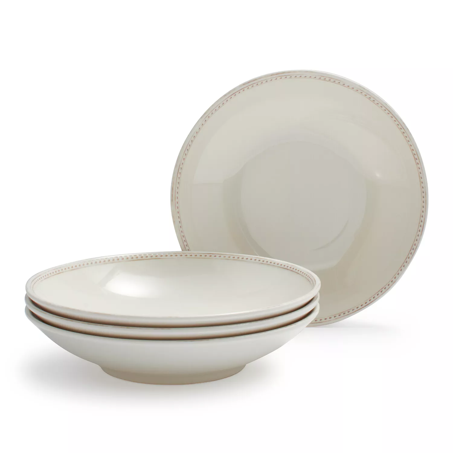 Sur La Table Pearl Stoneware 16-Piece Dinnerware Set