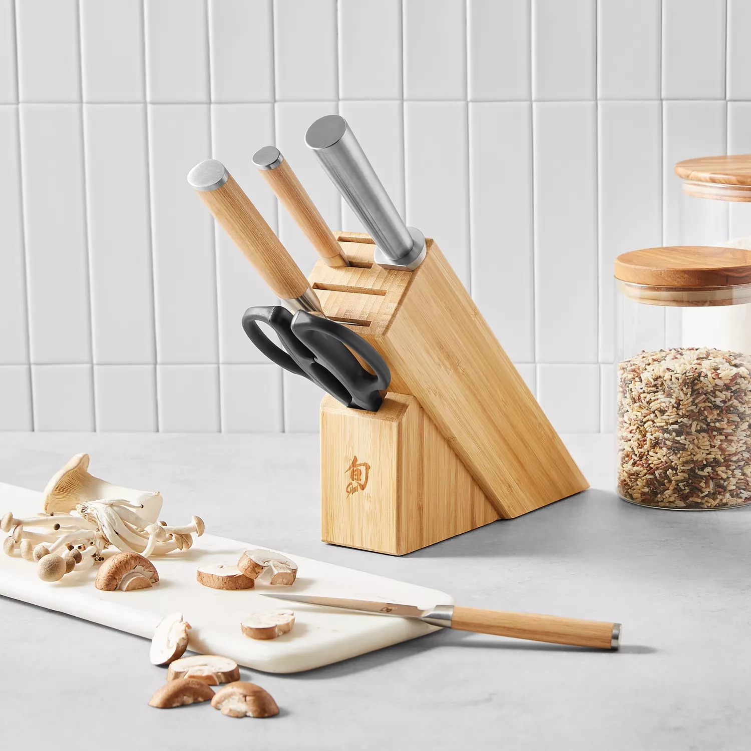 Shun Classic 6-Piece Slim Knife Block Set