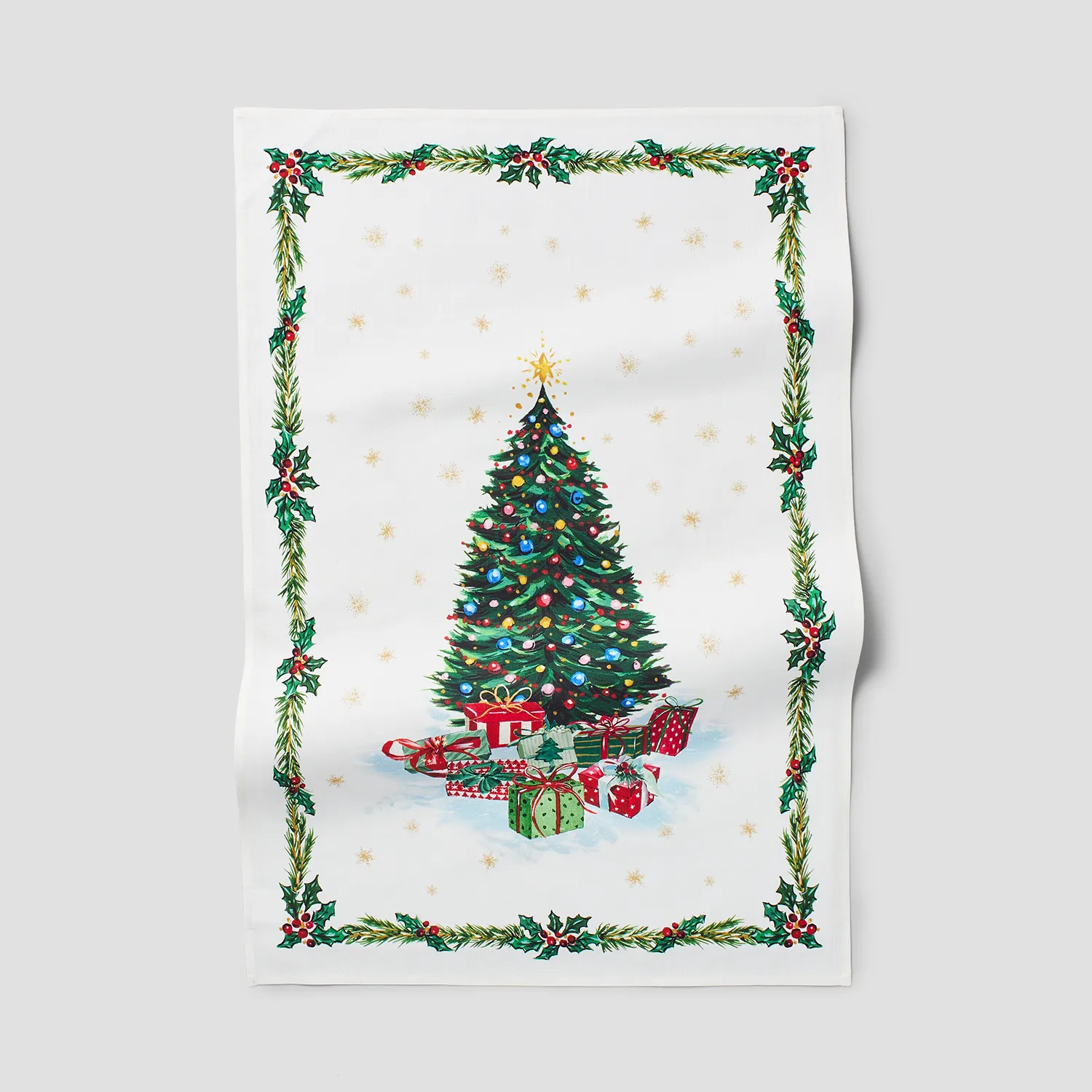 Sur La Table Christmas Tree Presents Kitchen Towel