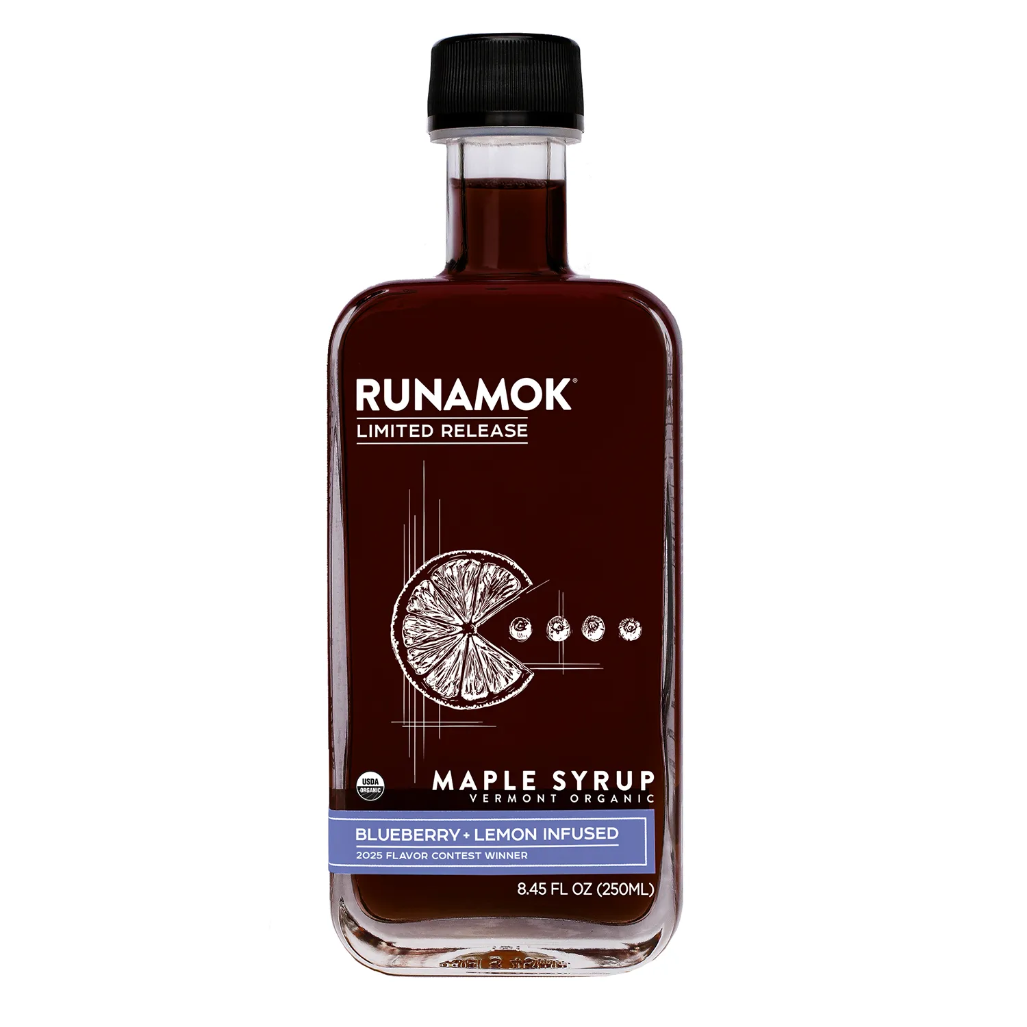 Runamok Blueberry Lemon Infused Maple Syrup