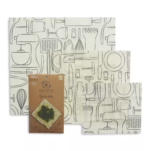 Bee’s Wrap Reusable Beeswax Wraps, Set of 3