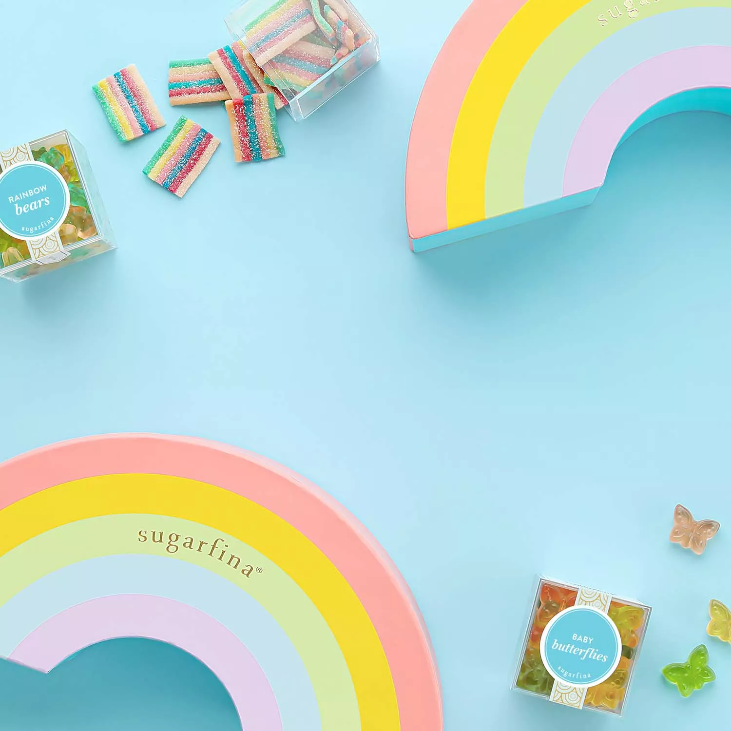 Sugarfina Rainbow Candy Bento Box, Set of 3