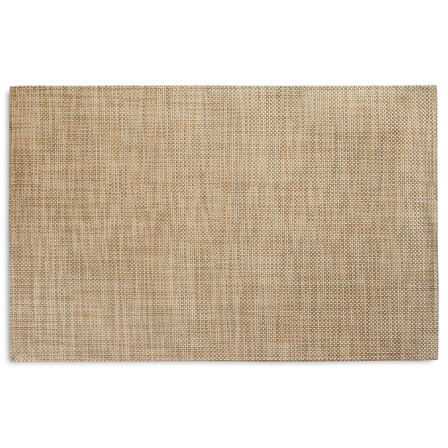 Chilewich Basketweave Floor Mat, Latte