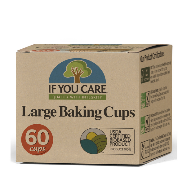FSC-Certified Large Parchment Baking Cups, Pack of 60