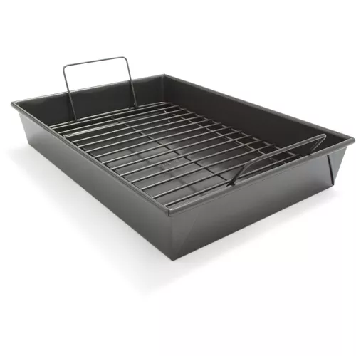 Chicago Metallic Roasting Pan With Rack, 13" x 9½"