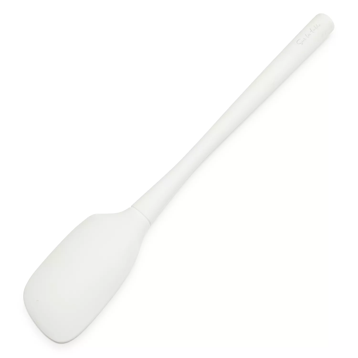 Sur La Table Flex-Core Silicone Spatula Spoon with Wood Handle, Red