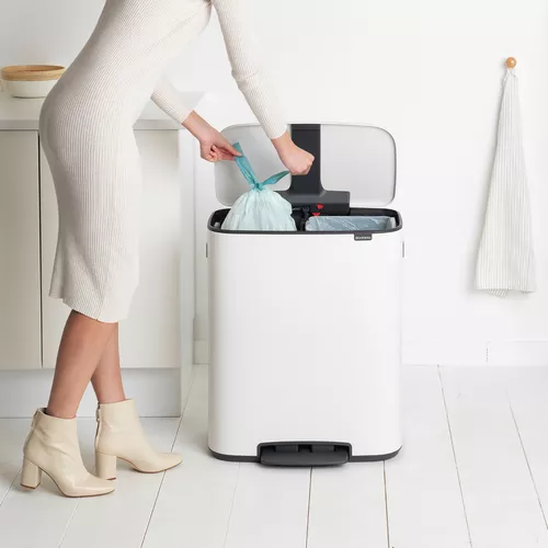Brabantia Bo Step Bin, 2 x 30L