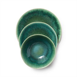 Sur La Table Cloud Emerald 12-Piece Dinnerware Set This set is beautiful and well made