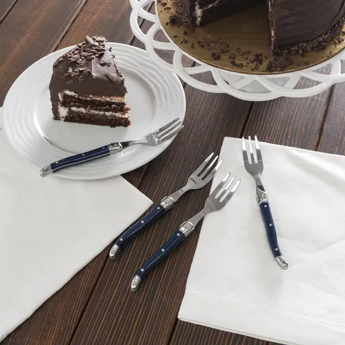 French Home Laguiole Cake Forks, Set of 4