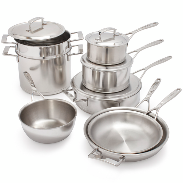 Demeyere Silver7 Stainless 12-Piece Cookware | La Table