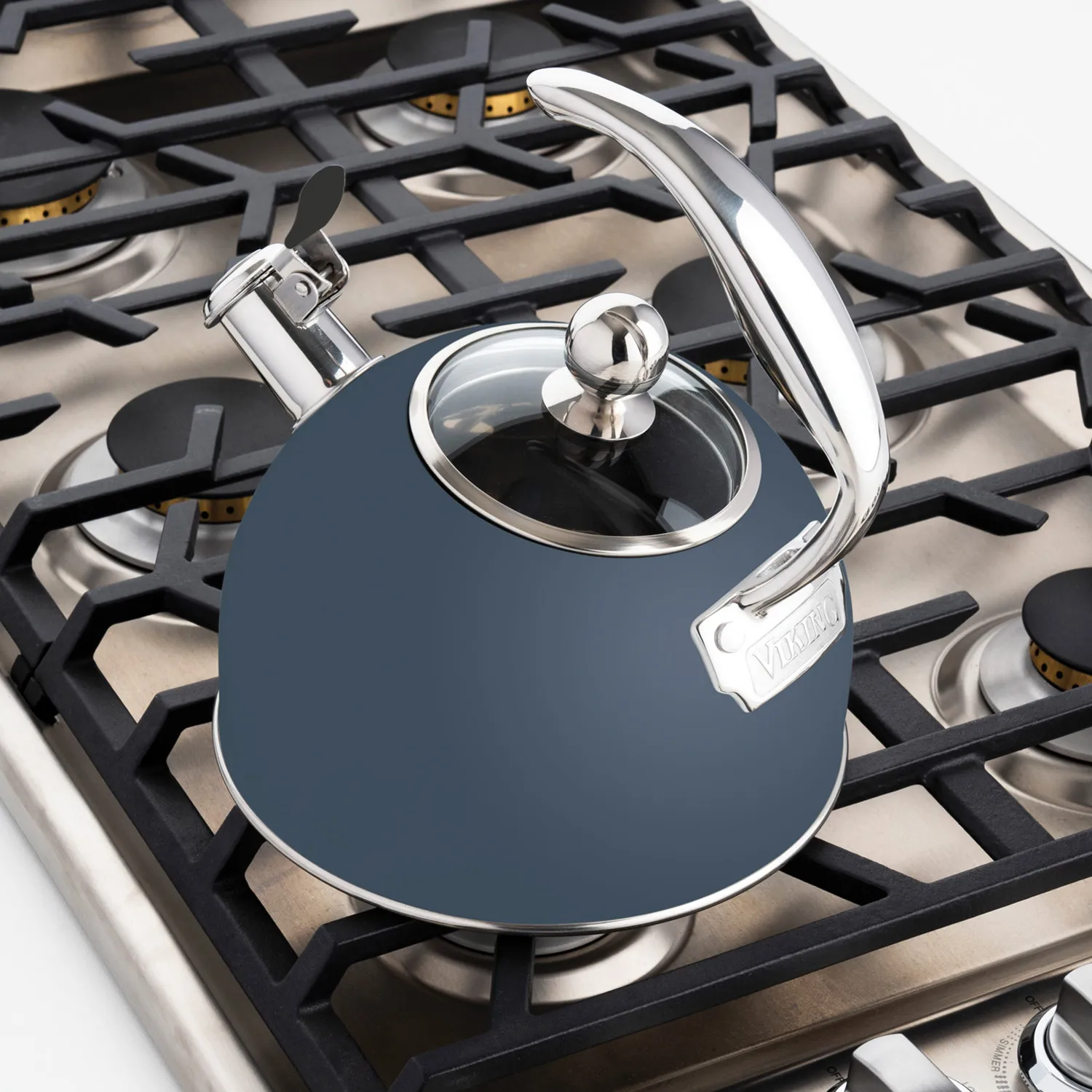 Viking Stainless Steel Whistling Tea Kettle