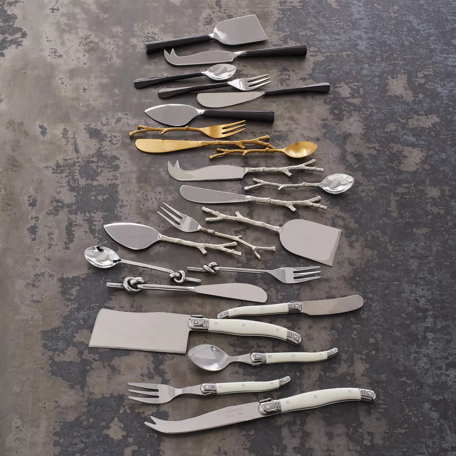 Sur La Table Gold Twig Fork