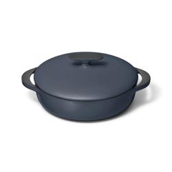 Caraway Enameled Cast Iron Braiser, 3.5qt.