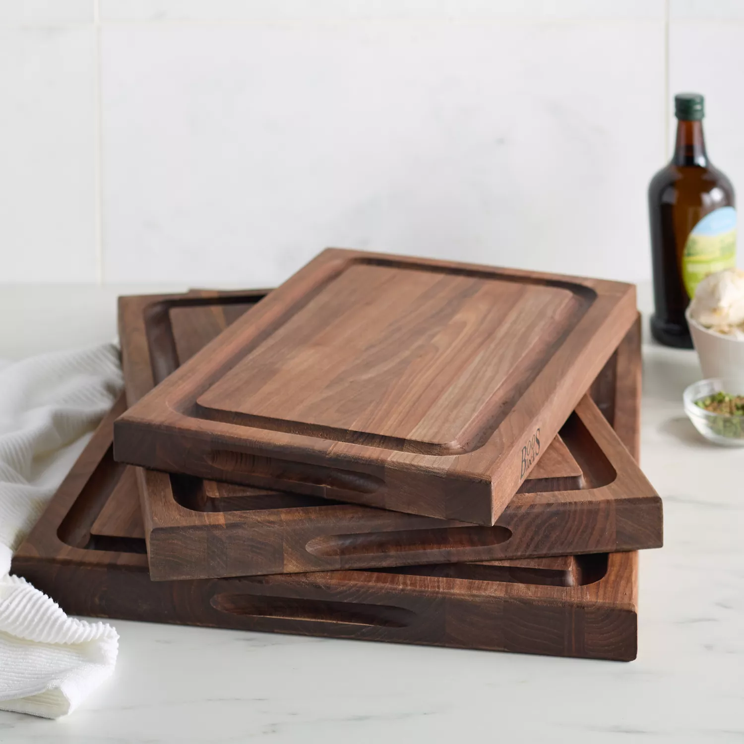 John Boos & Co. Reversible Walnut Cutting Boards