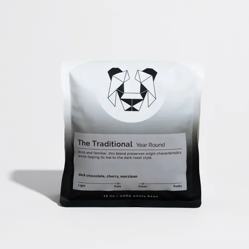 Black & White The Traditional Coffee
